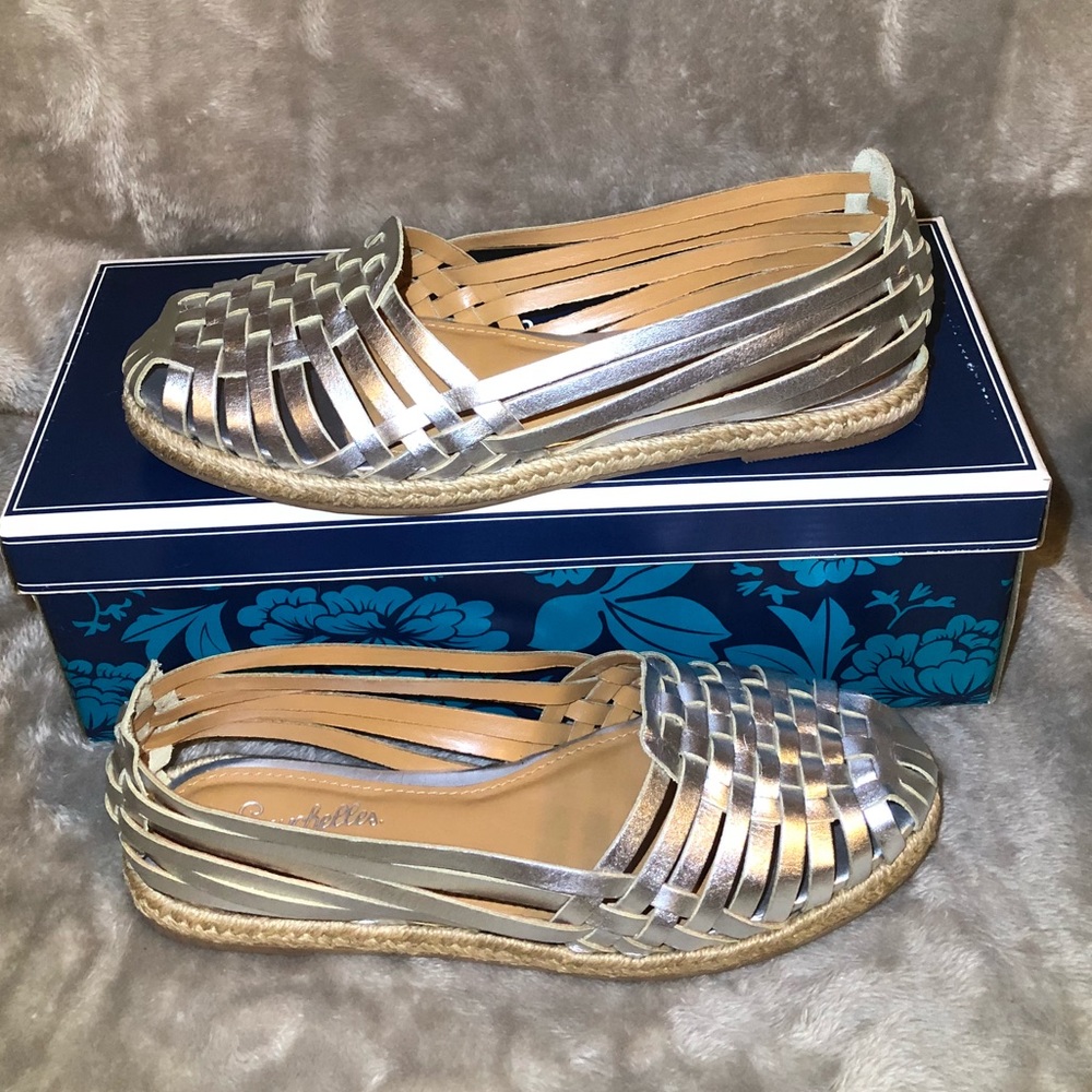 Seychelles “Nifty Silver” flats